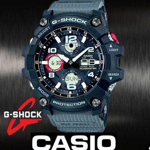 Casio G-shock GSG-100-1A8DR Master of G Series MUDMASTER Solar Gray Band.